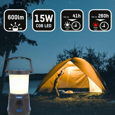 ANSMANN Lampe de camping CL600B, boîtier en plastique, noir