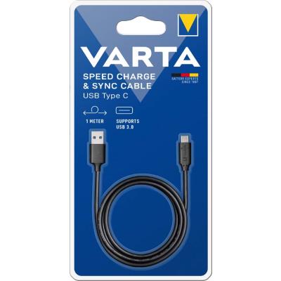 VARTA Câble de chargement & câble de données avec port USB