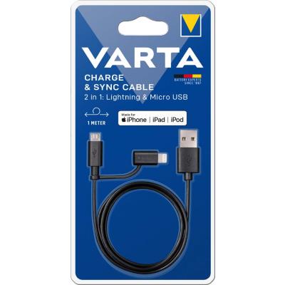 VARTA Câble de chargement & câble de transfert de données