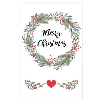 SUSY CARD Carte de Noël 'Xmas wreath'