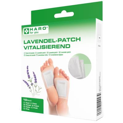 HARO Patch lavande, plantes des pieds, blanc
