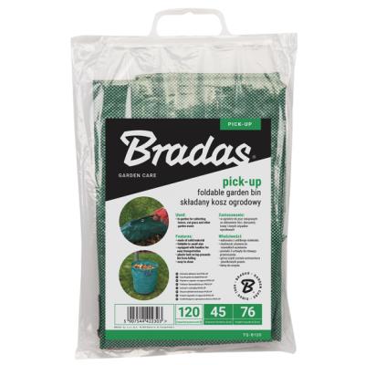 Bradas Sac à végétaux PICK-UP, repliable, 120 litres, vert