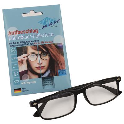 WEDO Chiffon anti-buée, 180 x 120 mm, bleu