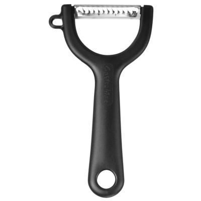 GastroMax Eplucheur à julienne, noir/acier inoxydable