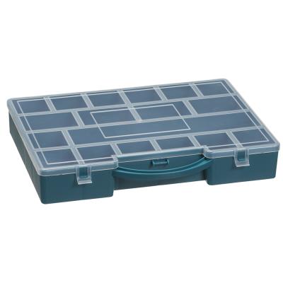 Plast team Boîte d'assortiment HOBBY BOX LARGE, pétrole