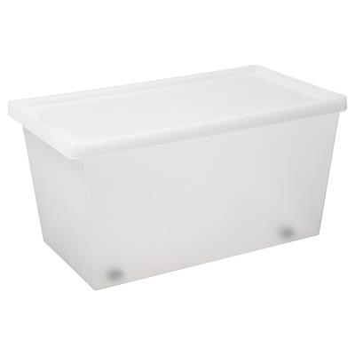 Plast team Boîte de rangement TAG STORE, à roulettes, 70 L