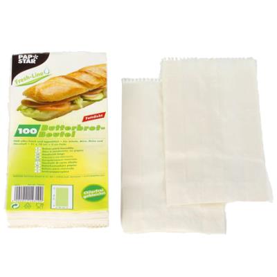 PAPSTAR Sachet pour croissant, (L)100 x (P)30 x (H)210 mm