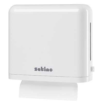 satino by wepa Distributeur d'essuie-mains Interfold, blanc