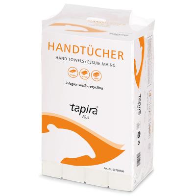 Tapira Essuie-mains Plus, 245 x 210 mm, plié en V, blanc