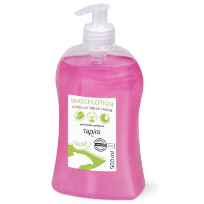 Tapira Savon pour mains rosé, 500 ml, flacon distributeur