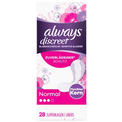 always discreet Protège-slip pour fuites urinaires