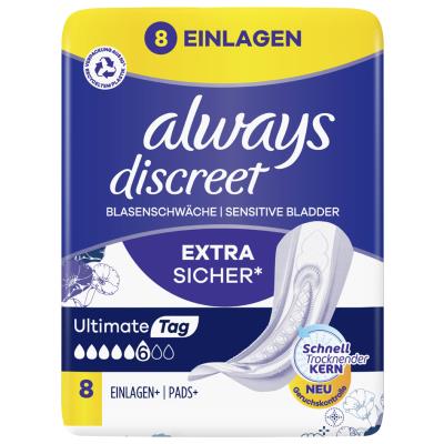 always discreet Serviette pour fuites urinaires Ultimate Tag