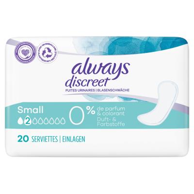 always discreet Serviette pour fuites urinaires Small O%
