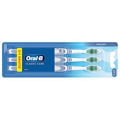 Oral-B Brosse à dents CLASSIC CARE 35, medium, pack 2+1