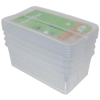 keeeper Set de rangement 'bea', 3x 18 litres, PP, couvercle