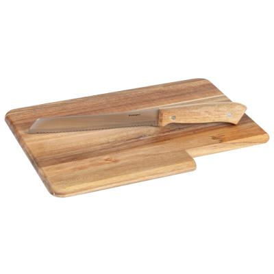 Esmeyer Planche à découper, en acacia, avec couteau à pain