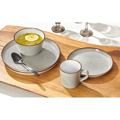 Ritzenhoff & Breker Assiette à dessert 'VISBY GRIS', 205 mm