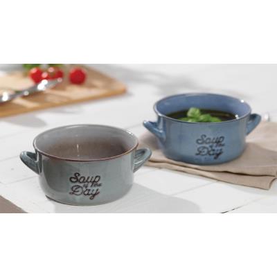 Ritzenhoff & Breker Tasse à soupe 'TASTY BLAU', 570 ml