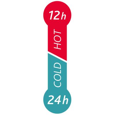 emsa Pichet isotherme MAMBO, 1 L, bleu-translucide