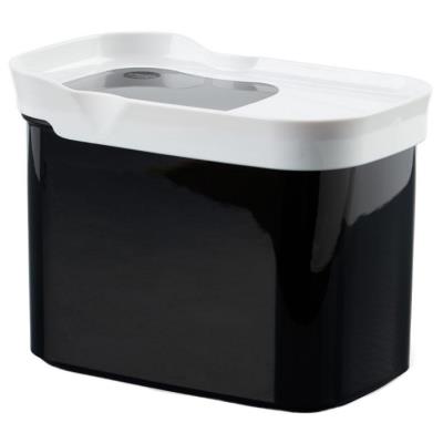 emsa Boîte verseuse/boîte de conservation, 1,0 L, noir/blanc