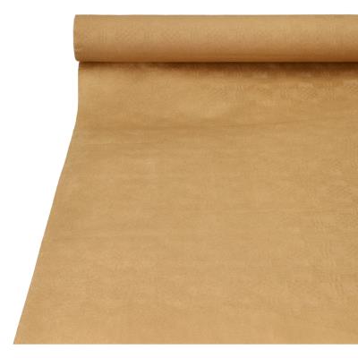 PAPSTAR Nappe de table damassée, (l)1,0 x (L)25 m, naturel