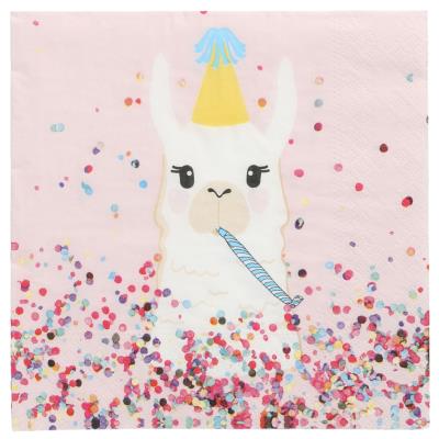 PAPSTAR Serviettes à motif 'Fox Portrait', 330 x 330 mm