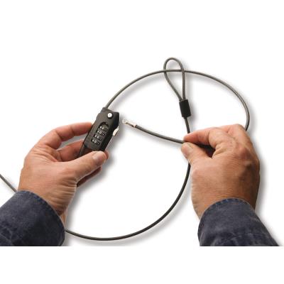 BURG-WÄCHTER Câble antivol universel 720 200 Snap+Lock, noir