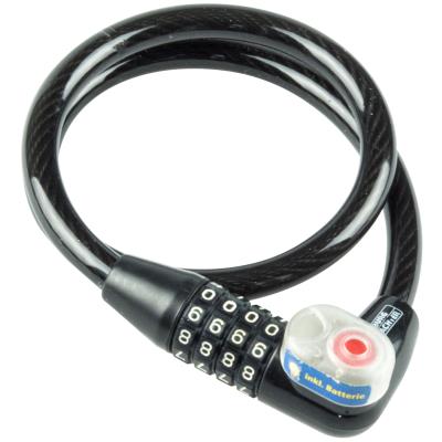 BURG-WÄCHTER Câble antivol avec éclairage 230 65 L, 650 mm