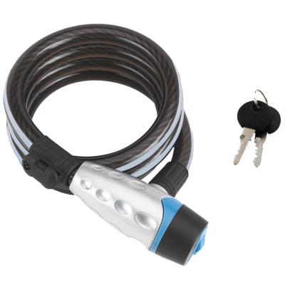 BURG-WÄCHTER Câble antivol pour vélo 1560 180 Reflex, noir