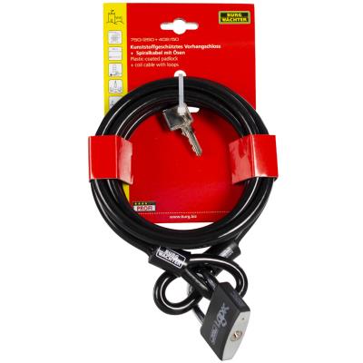 BURG-WÄCHTER Câble antivol avec cadenas LOOK