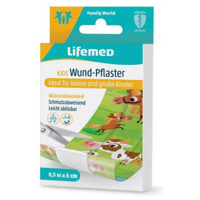Lifemed Pansement pour enfants 'Animaux', 500 mm x 60 mm