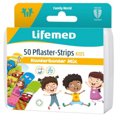 Lifemed Pansement pour enfants 'Mix', boîte de 50