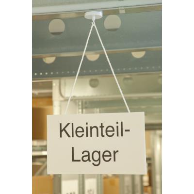 magnetoplan Aimant à crochet, blanc, diamètre: 25 mm