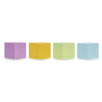 magnetoplan Aimant néodyme Wood Series Cube, coloré
