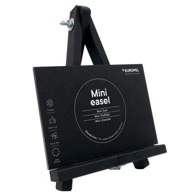 EUROPEL Ardoise de table mini avec chevalet, noir