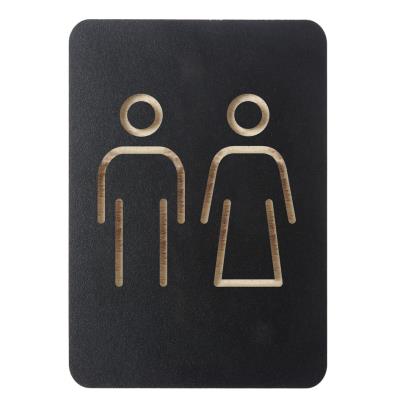 EUROPEL Pictogramme 'WC hommes', noir