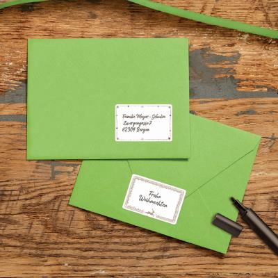 AVERY Zweckform ZDesign Sticker de Noël 'Inscription'