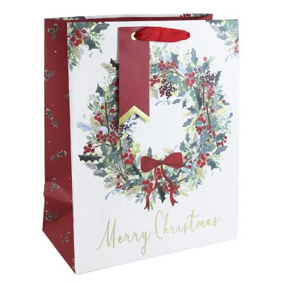 Clairefontaine Sac cadeau de Noël 'Couronne', moyen