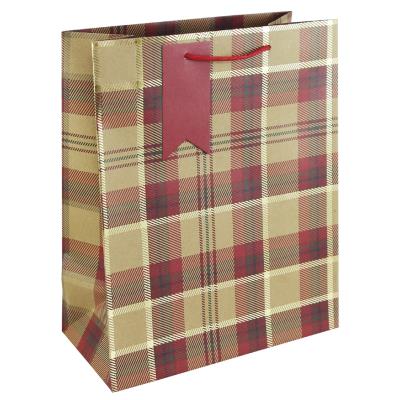 Clairefontaine Sac cadeau de Noël 'Carreaux', moyen