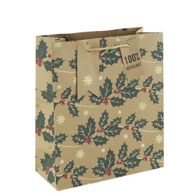 Clairefontaine Sac cadeau de Noël, 'Houx', moyen