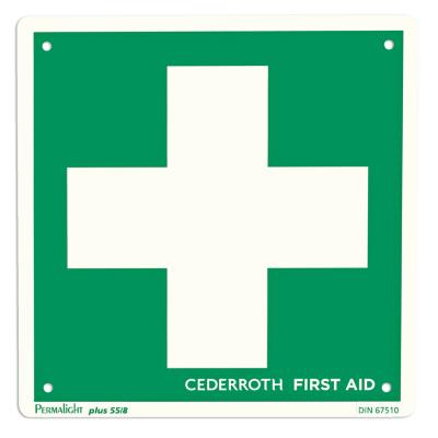 CEDERROTH Support pour panneau de signalisation, autocollant