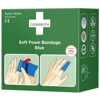 CEDERROTH Pansement 'Soft Foam Bandage', noir