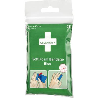 CEDERROTH Pansement 'Soft Foam Bandage', bleu