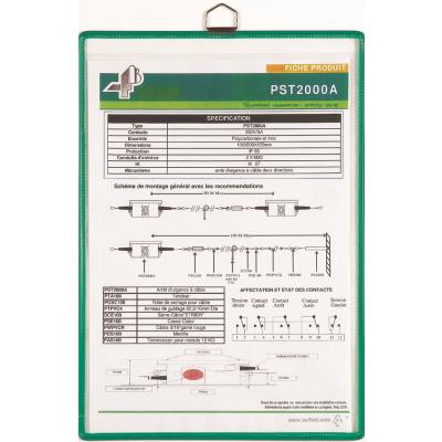 tarifold Poche à anse, format A4, vertical, bleu