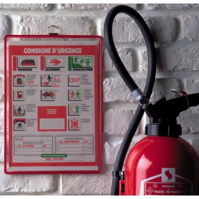 tarifold Poche à anse, format A4, vertical, vert