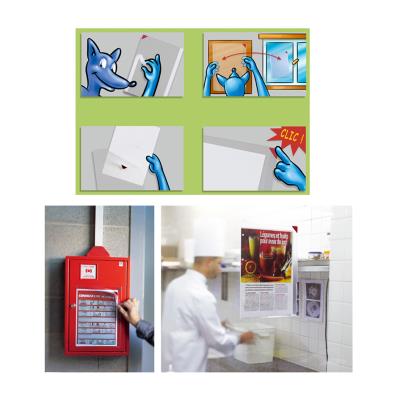 tarifold Pochette d'affichage Kang Easy clic, A5, rouge