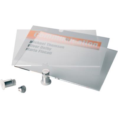 DURABLE Plaque de porte CRYSTAL SIGN, (L)148 x (H)105 mm