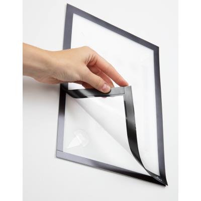 DURABLE Cadre magnétique DURAFRAME WALLPAPER, A4, noir