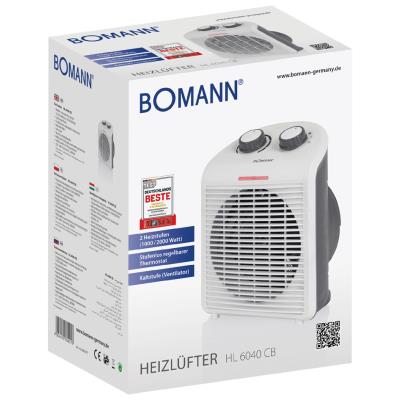 BOMANN Radiateur soufflant HL 6040 CB, blanc