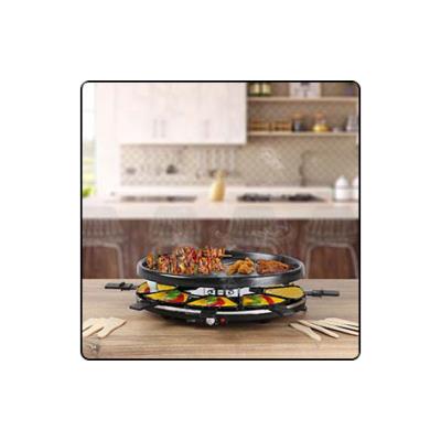 CLATRONIC Raclette-grill RG 3776, pour 8 personnes, noir
